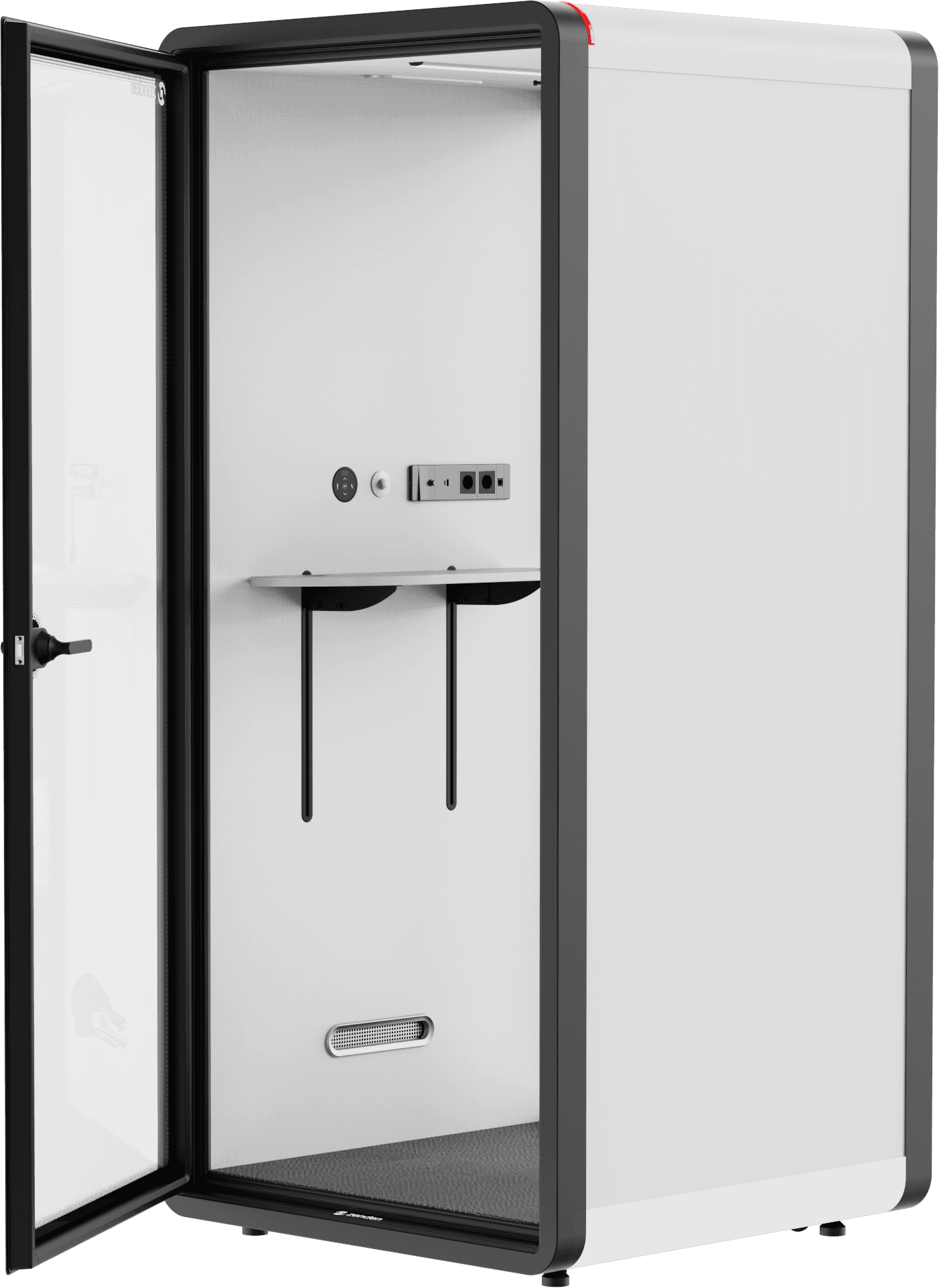 Hvítur · hurð opin